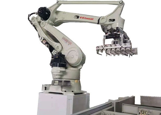 Licor de Kawasaki Robotic Arm Palletizer For de la cerca de seguridad