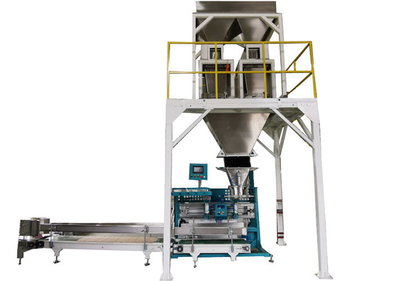 Máquina de envasado a granel granular para alimentos para mascotas en la industria alimentaria