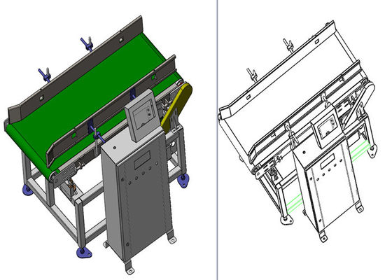 Pesa de chequeo automática de la industria de las bebidas IP66 50kg