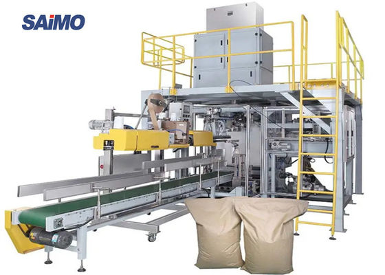 relleno del azúcar blanco de 60Hz 50kg y empaquetadora en la industria alimentaria