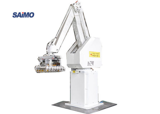 Piso del brazo del robot de la industria de la alimentación que empaletaba - montó el amontonamiento de 4 AXIS