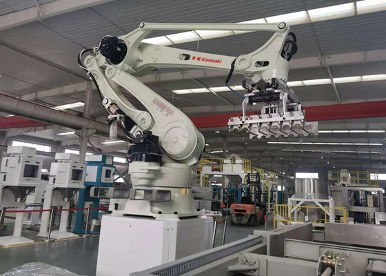Producción del fertilizante de Kawasaki Robotic Arm Palletizer In