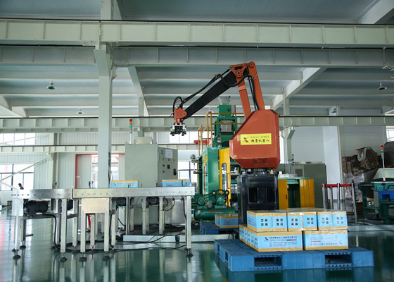 Pick and Place Robot paletizado con diseño de diseño de fábrica en la industria química