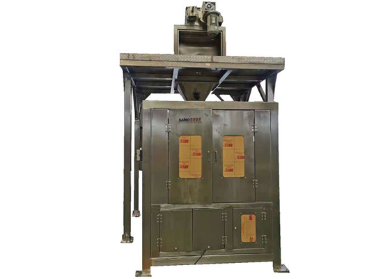 Pesaje automático a granel 25kg del bolso y máquina de rellenar en industria del pienso
