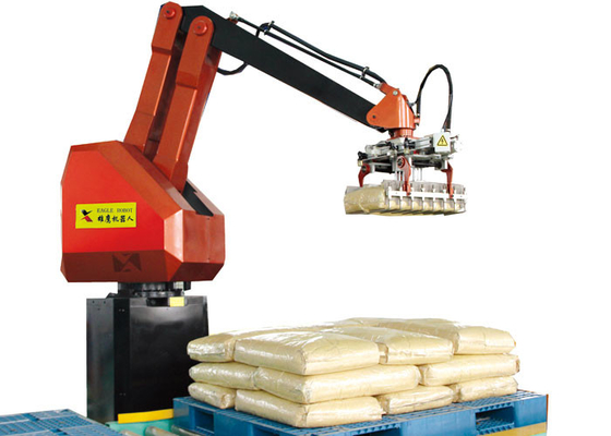 Selección y lugar que empalietan del robot del motor servo de la CA en industria química