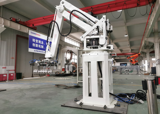 Selección y lugar que empalietan del robot del motor servo de la CA en industria química
