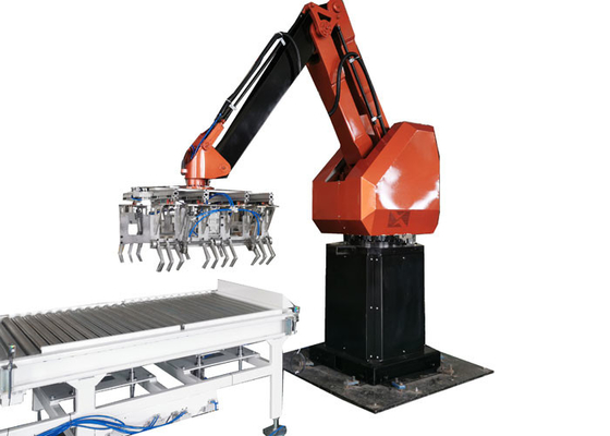 Línea multi bolso robótico Palletizer del brazo en línea del fertilizante