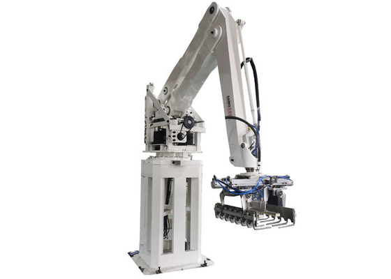 Máquina serva de Palletizer del robot del bolso del amplificador 210kgs en fábrica del arroz