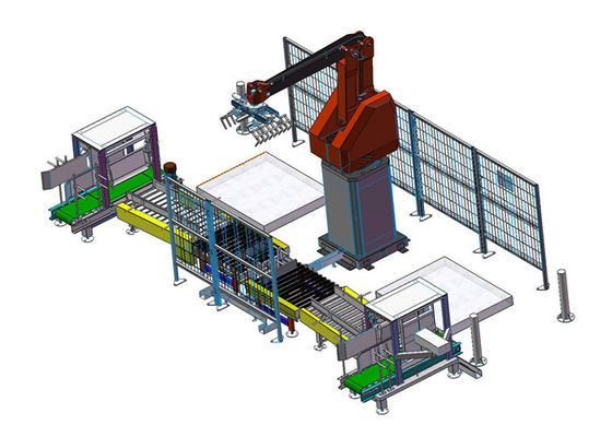 Grano programable de 6 hachas y brazo del robot del aceite que empalieta