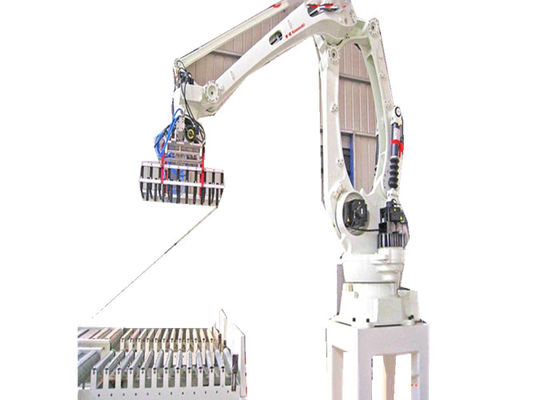 Piso de Kawassaki - brazo montado del robot del cartón que empalieta 130kg