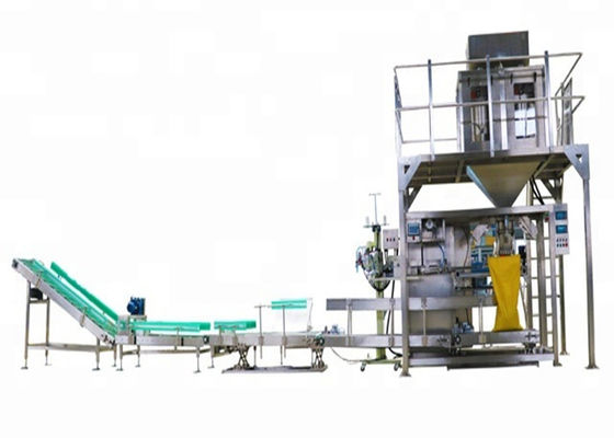 La alimentación granula el pesaje automático del bolso 25Kg y la empaquetadora