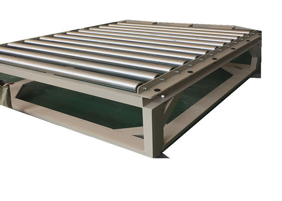 Transportador de rodillo de alimentación de gravedad de la industria de las bebidas 380V 0.75KW