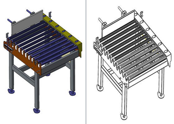 Bolso de la industria de los añadidos que ase el transportador que empalieta 2.2kw