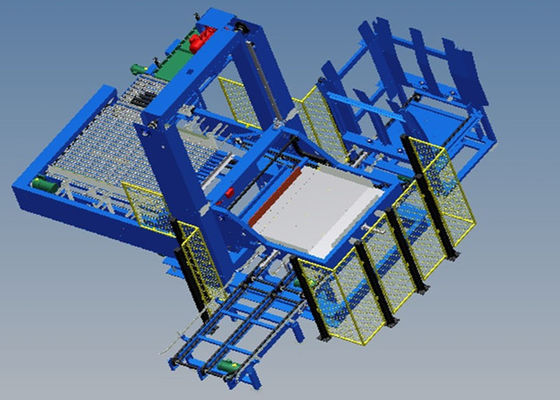 La industria alimentaria 2000m m 600bags/hora puede máquina de Palletizer
