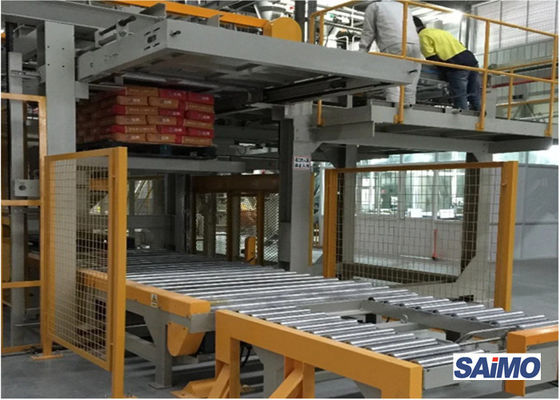 Máquina de Palletizer del bolso de la pantalla táctil 25KW 1200bags/H
