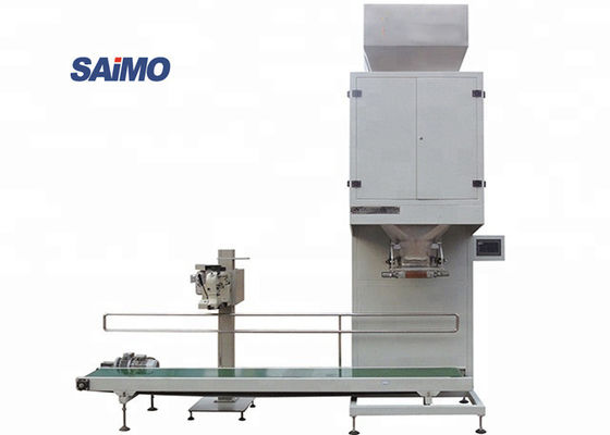 máquina de ensacar pesada del bolso de 10kg 30kg 50kg, máquina de coser en industria agrícola 5 kilovatios